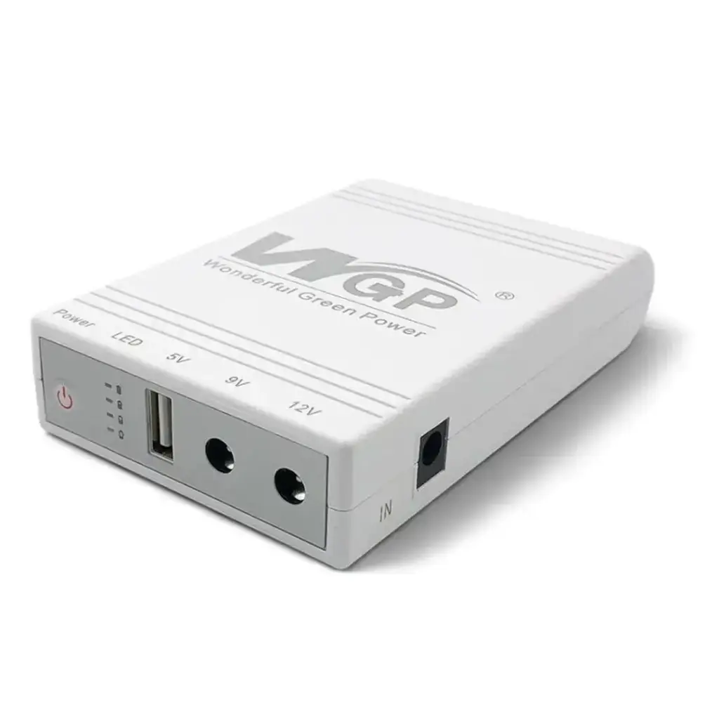 [WGP-10400] Mini UPS WGP 10400mAh - Respaldo de Energía para Router y Módem