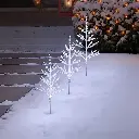 Luces de camino para jardín en forma de árbol cubiertas de cristal (3 juegos de árboles) Member's Mark