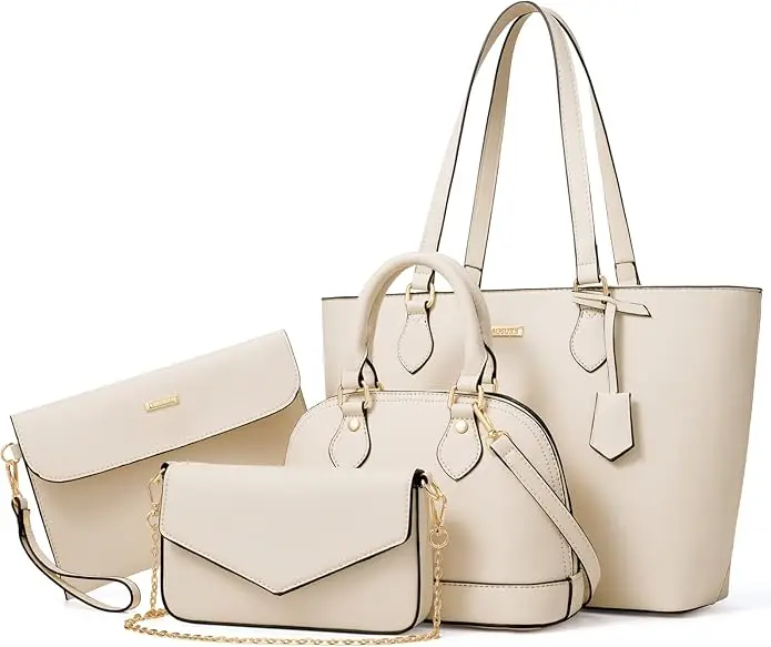 Bolsos de mano de moda para mujer (4 piezas)