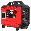 Generador Inverter portátil de 2300 vatios con sensor de CO, peso ligero, mango telescópico y ruedas (A-iPower)