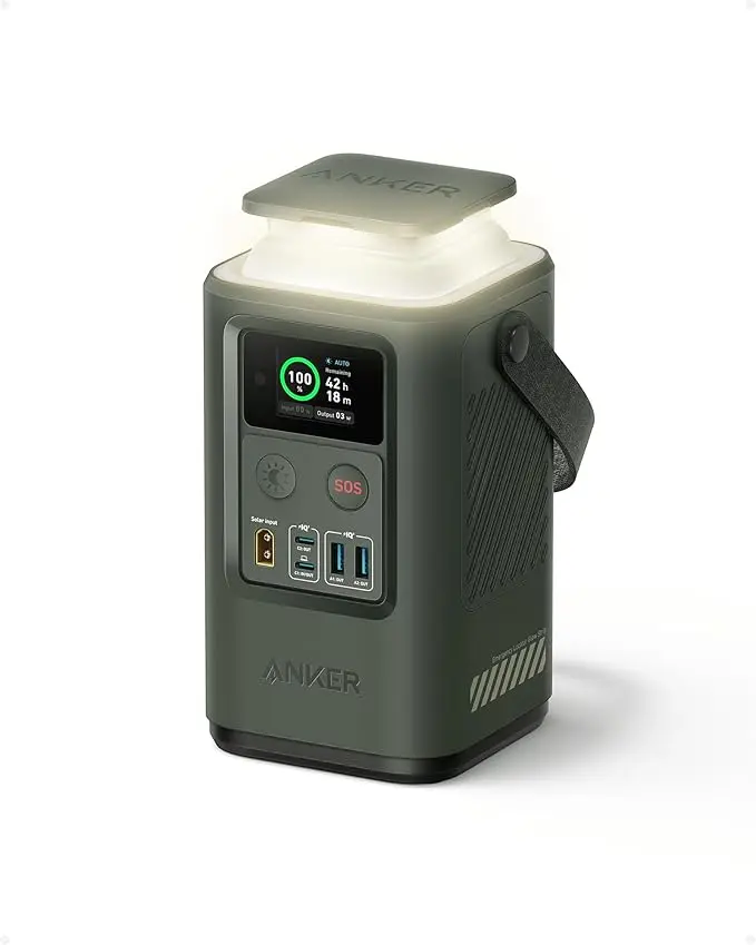 Anker 548 Power Bank (PowerCore Reserve 192Wh) de 60000 mAh con Lámpara Led de 3W
