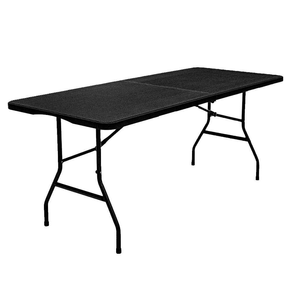 MESA PLEGABLE RATTAN CAFE (180 x 74 x 74 CM)