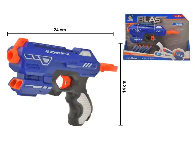 JUGUETE: PISTOLA C/DARDOS