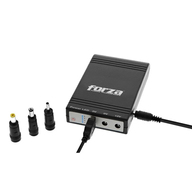 [DC-140USB] Mini UPS Forza DC-140USB 14W (Respaldo para Router/Módem) 5/9/12V