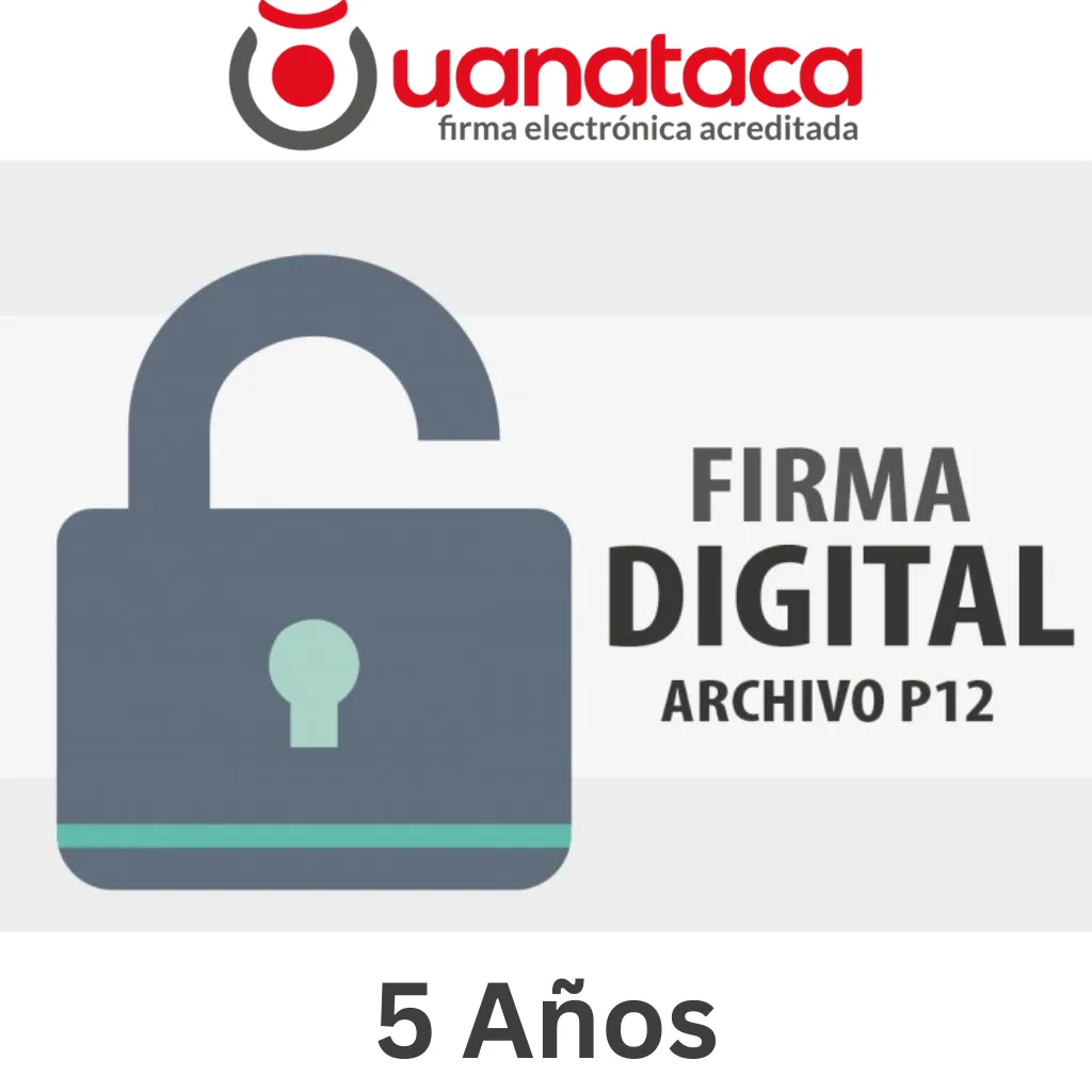 Firma Electrónica - Archivo .p12 (Representante Legal)