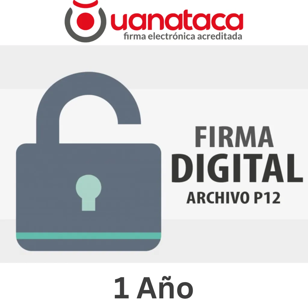 Firma Electrónica - Archivo .p12 (Miembro de Empresa) (1 Año)