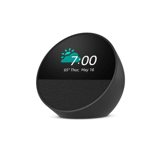 Parlante Smart Amazon Echo Spot (Reloj despertador, Alexa, Pantalla 2.83")