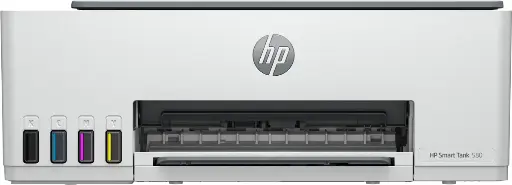 IMPRESORA HP 580 SMART TANK MFP WIFI 12PPM/5PPMC PANT 1.2 PUL BLANCA GT53/52
