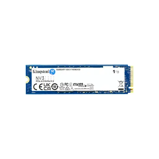 DISCO SOLIDO SSD/KINGSTON 1TB NV3 M.2 2280 NVME SSD UP TO 6000 MB/S