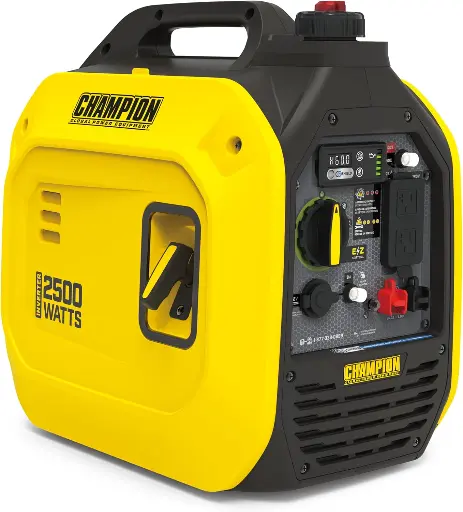 Generador Inverter portátil ultraligero de 2500 vatios con tecnología silenciosa y escudo de CO - Champion Power Equipment